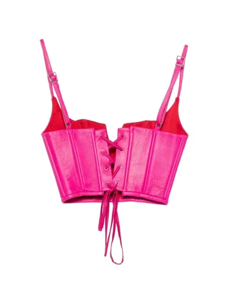 Sutien Mitiliane Couture din piele roz