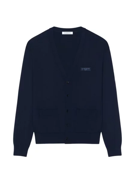 Cardigan Givenchy de lână albastru
