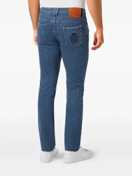 Traperice ravnih nogavica Billionaire plava