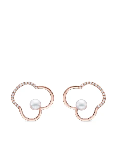 Обеци Tasaki розово