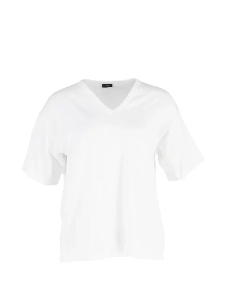 Tricou Joseph cu decolteu în V alb