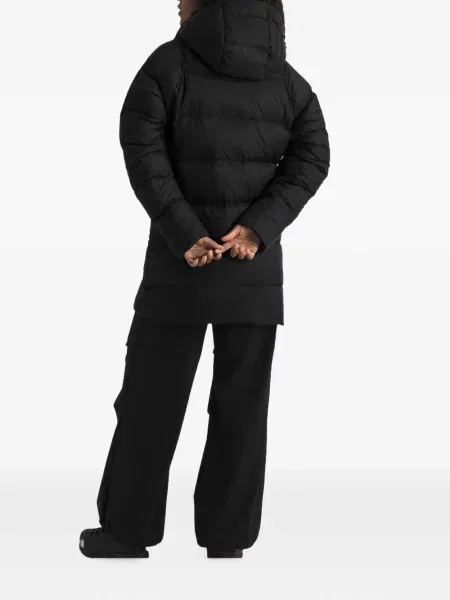 Geacă parka The North Face cu glugă negru