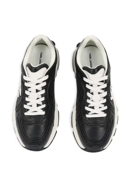 Sneakerși Karl Lagerfeld din piele negru
