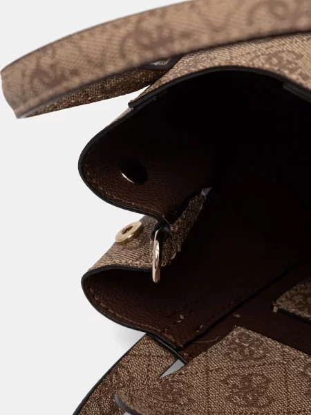 Кожаная сумка через плечо Guess