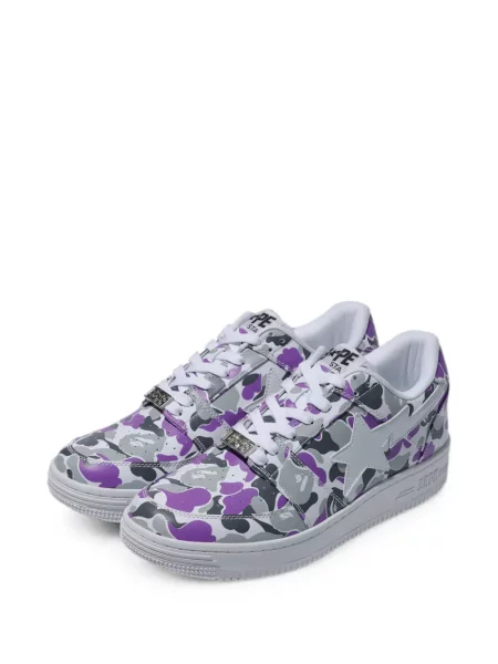 Sneakerși A Bathing Ape® cu imagine cu model camuflaj violet