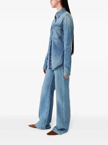 Košile Stella Mccartney modrá