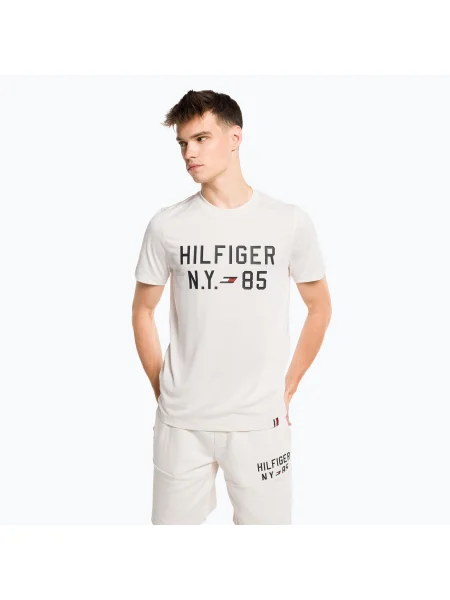 Tricou Tommy Hilfiger Graphic Training pentru bărbați bej