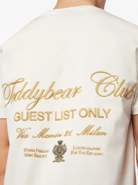 Tricou Philipp Plein teddy alb