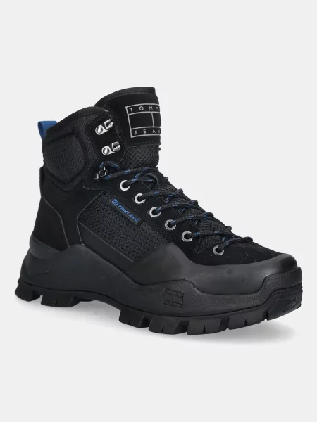 Čevlji Tommy Jeans TJM HYBRID BOOT črna