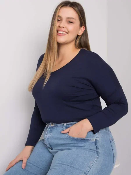 Bluză Fashionhunters albastru