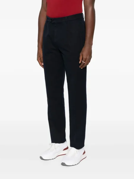 Pantaloni Brunello Cucinelli plisate albastru