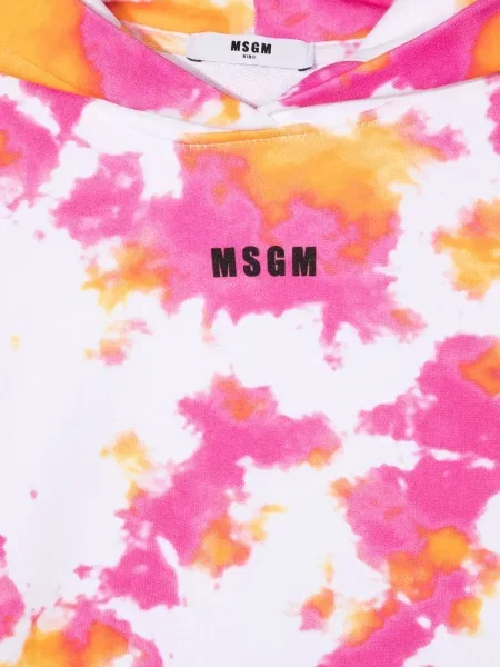 Bluza z kapturem dziecięca Msgm biała
