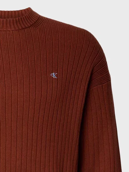 Светр Calvin Klein Jeans коричневий