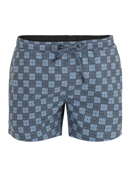 HUGO Kratke kopalne hlače Aaron / opal modra