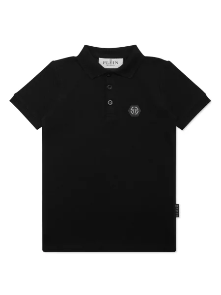 Koszulka polo dziecięca Philipp Plein czarna