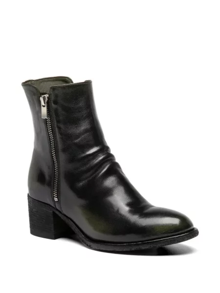 Botine Officine Creative din piele negru