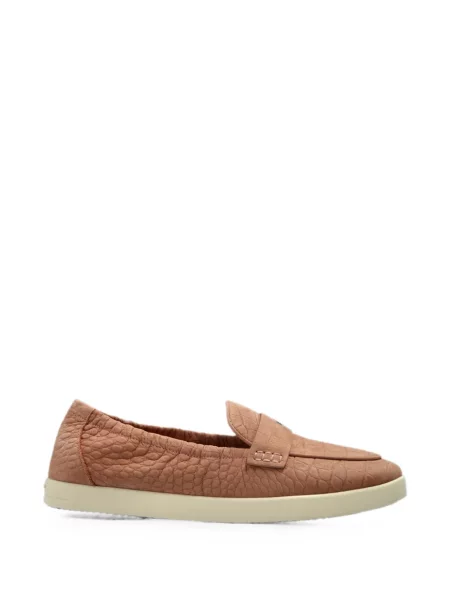 Pantofi loafer Tory Burch din piele portocaliu