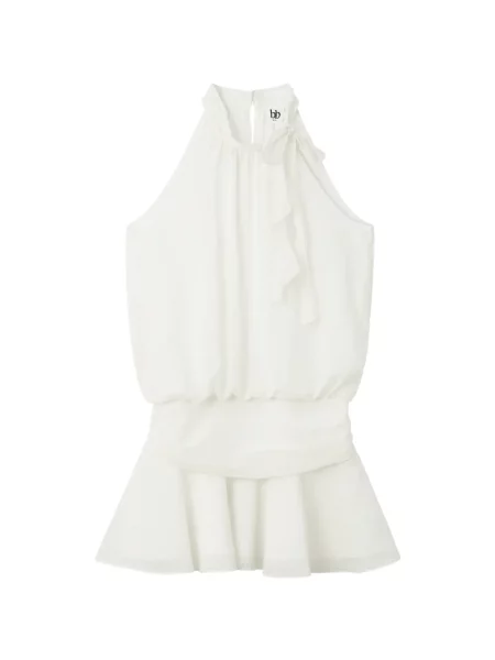 Rochie mini B+ab cu volane