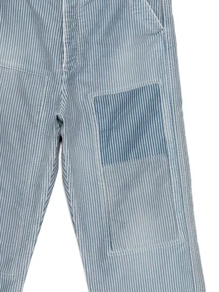 Pantaloni Visvim cu dungi albastru