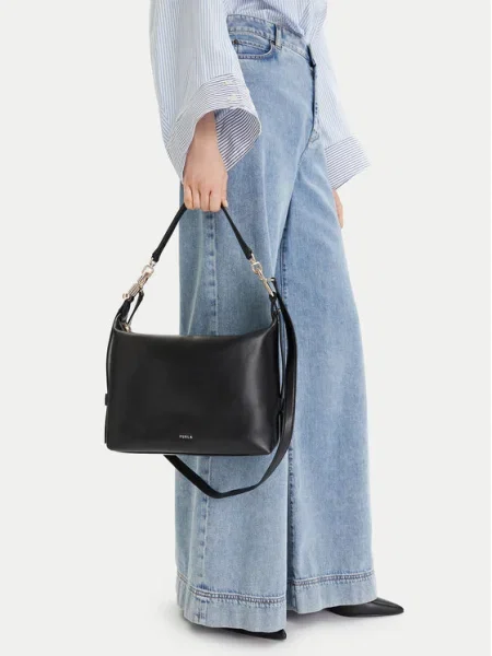 Geanta hobo Furla negru