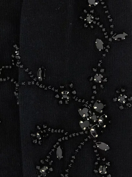 Șosete P.a.r.o.s.h. cu model floral negru