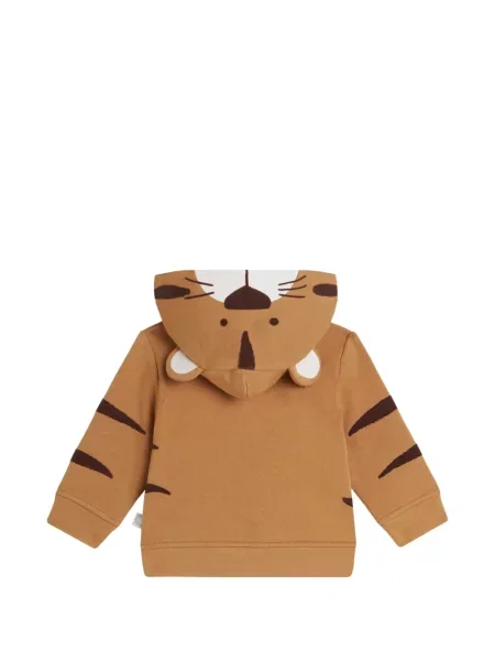 Bluza z kapturem dziecięca Stella Mccartney brązowa