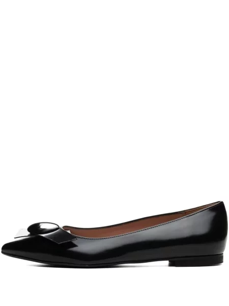 Czółenka Poche Paris bez obcasa czarna