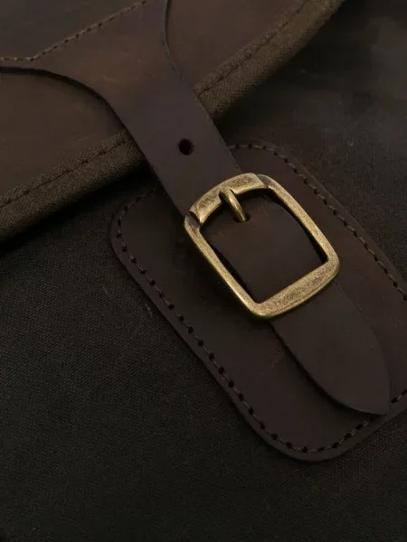 Geantă Barbour din piele verde