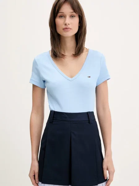 Tommy Jeans T-Shirt jasny niebieski