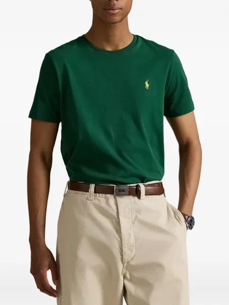 Ριγέ polo Polo Ralph Lauren με κουκούλα με αυτόγραφο λευκό