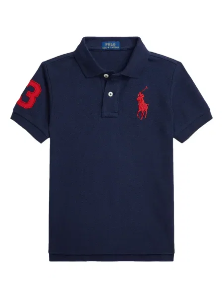 Koszulka polo dziecięca Polo Ralph Lauren niebieska