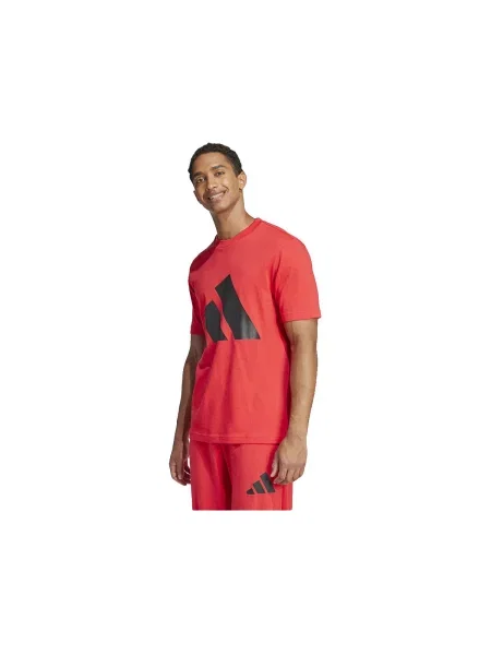 Majica Adidas Sportswear s autogramom crvena