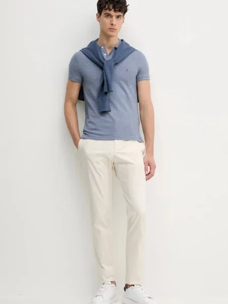 Polo majica Tommy Hilfiger modra