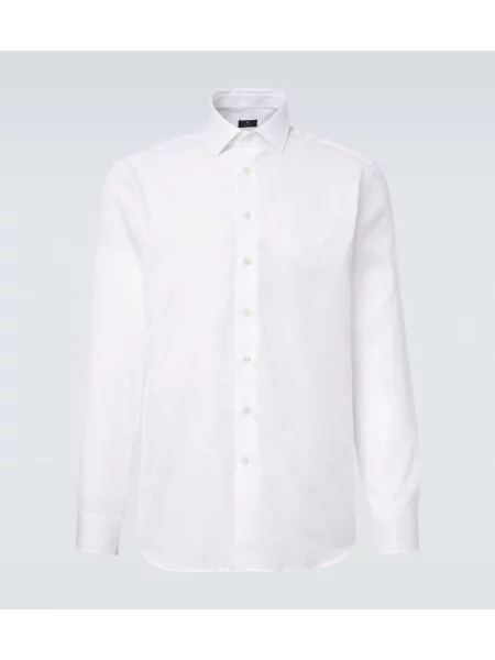 Cămașă Etro cu model paisley din poplin alb