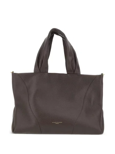 Bőr shopper táska Gianni Chiarini barna
