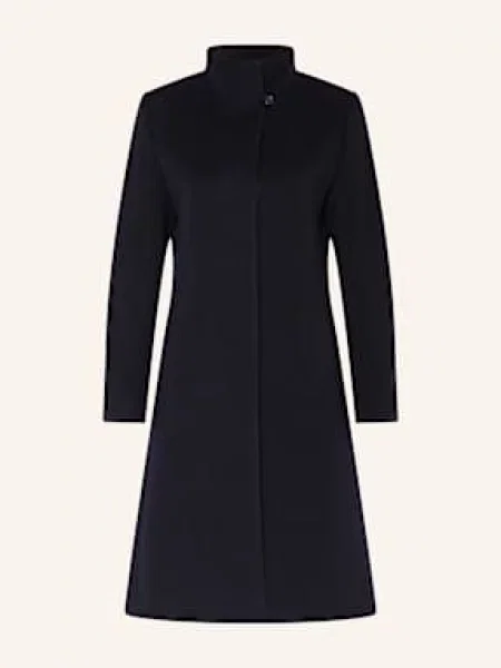 Icons Cinzia Rocca Płaszcz Wełniany blau granatowy