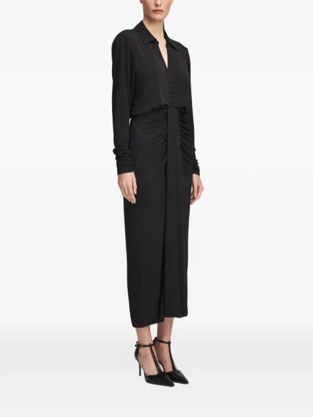 Lung rochie maxi Cinq A Sept negru