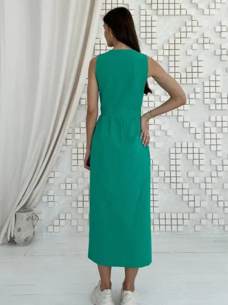 Макси платье Nenka зеленое