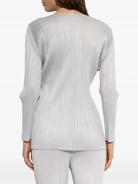 Geacă Pleats Please Issey Miyake plisată gri