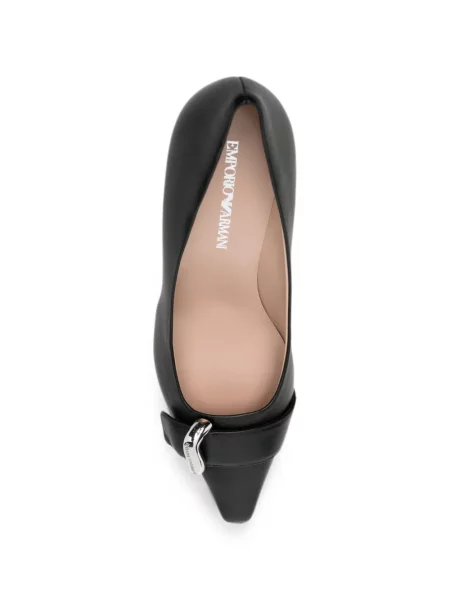 Γοβάκια Emporio Armani με αγκράφα μαύρο