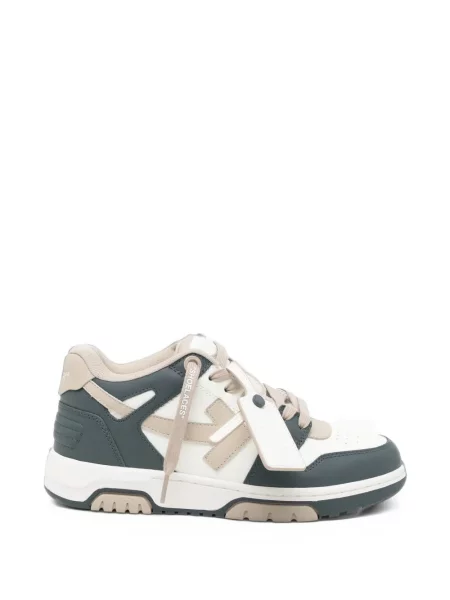 Sneakerși Off-white business alb