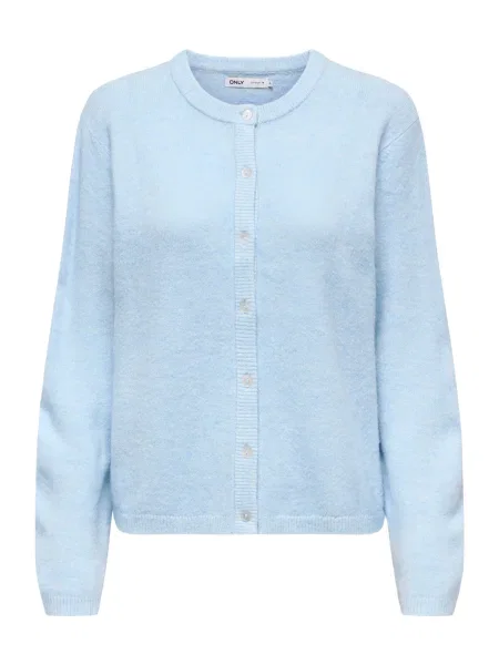 ONLY Geacă tricotată ONLSIMONI deschis albastru