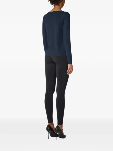 Lung tricou Wolford albastru