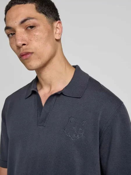 T-shirt z imitacji dzianiny Maison Kitsune
