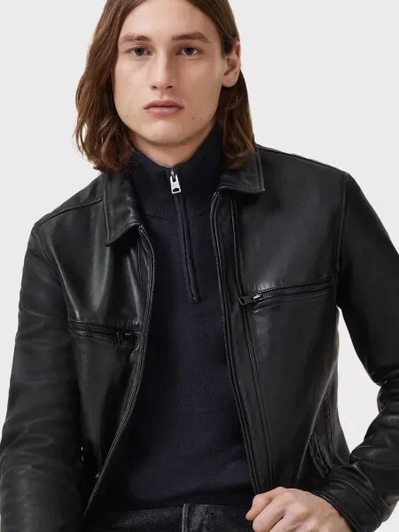 Шерстяной свитер Allsaints синий