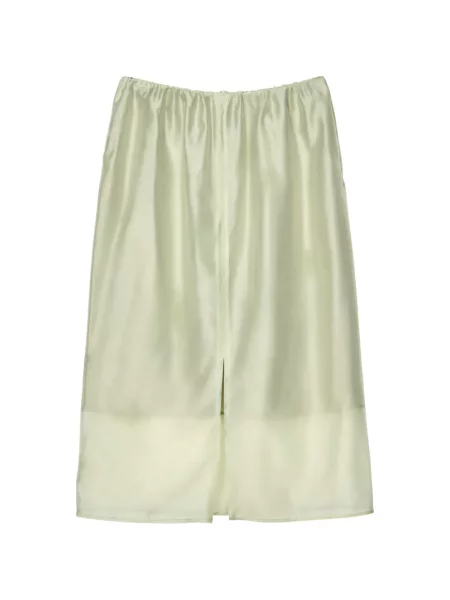 Fustă midi Cecilie Bahnsen din organza verde