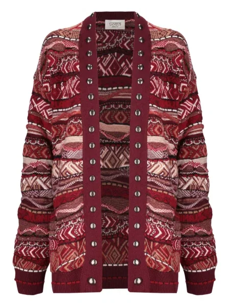 Cardigan Laneus cu tepi roșu