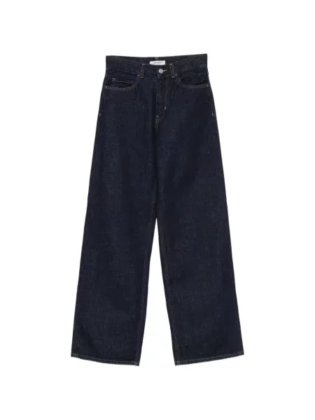 Blugi cu picior larg Carhartt Wip albastru