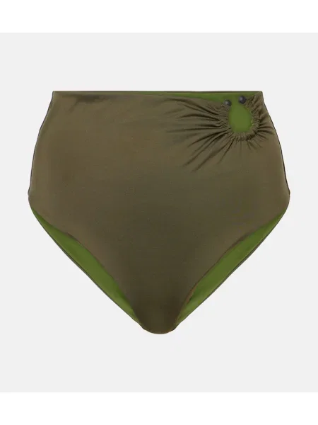 Bikini Johanna Ortiz z visokim pasom zelena