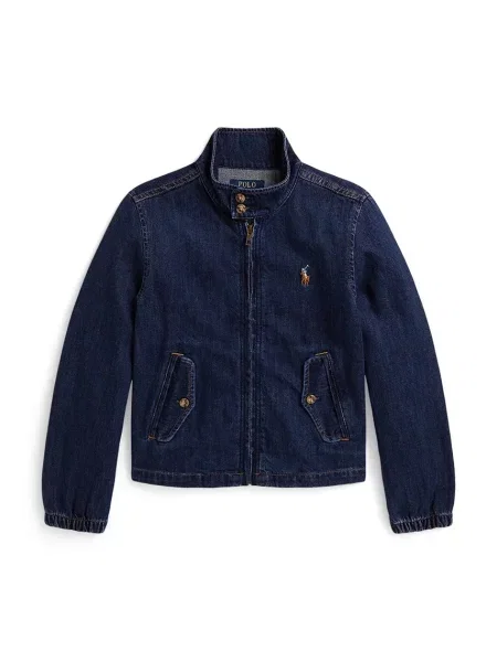 Polo Ralph Lauren džínsová bunda detská modrá